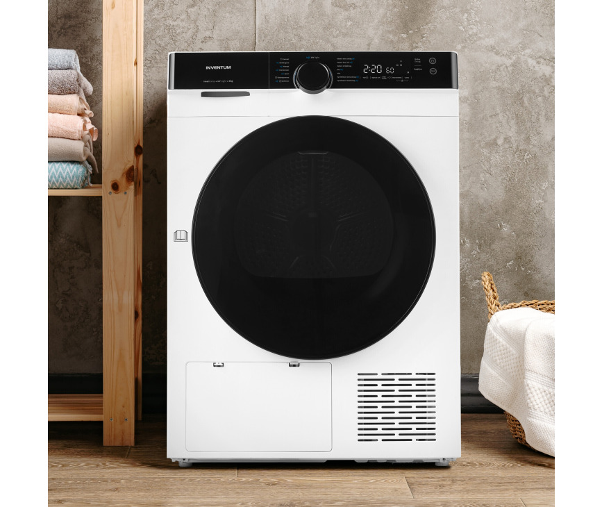 Inventum VDW8020W warmtepomp droger - 8 kg. - energieklasse A++