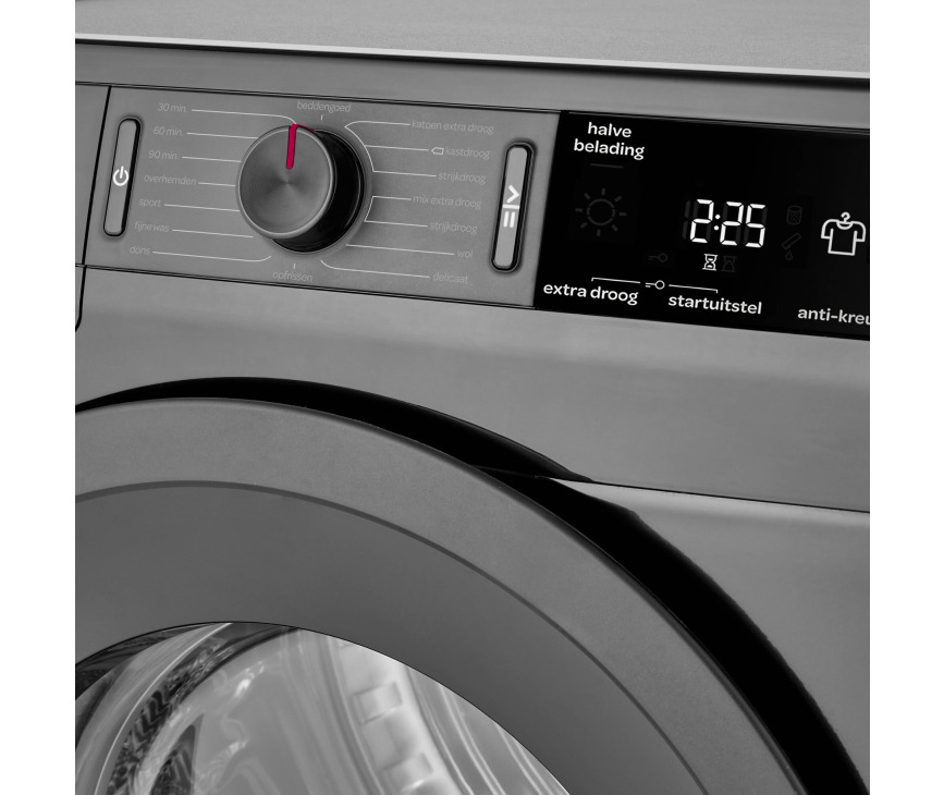 Inventum VDW9001B warmtepompdroger - zwart