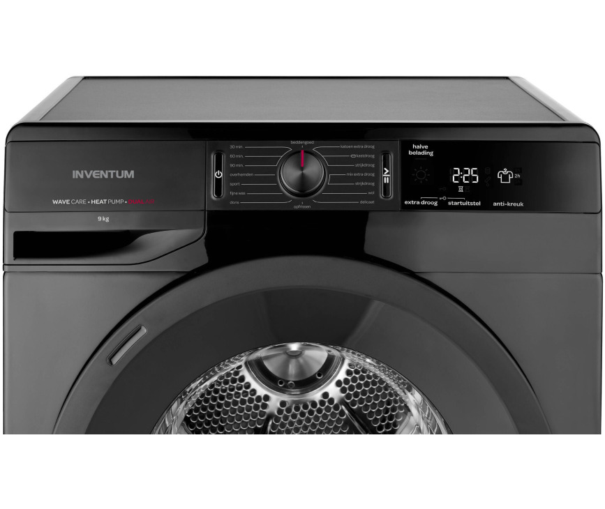 Inventum VDW9001B warmtepompdroger - zwart