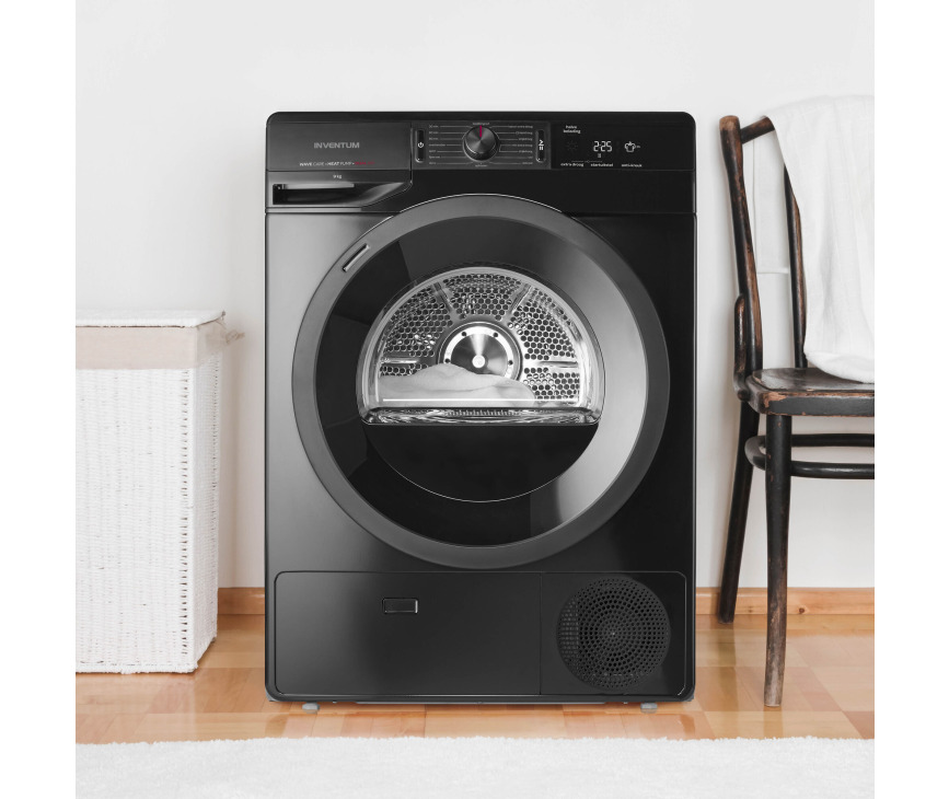 Inventum VDW9001B warmtepompdroger - zwart