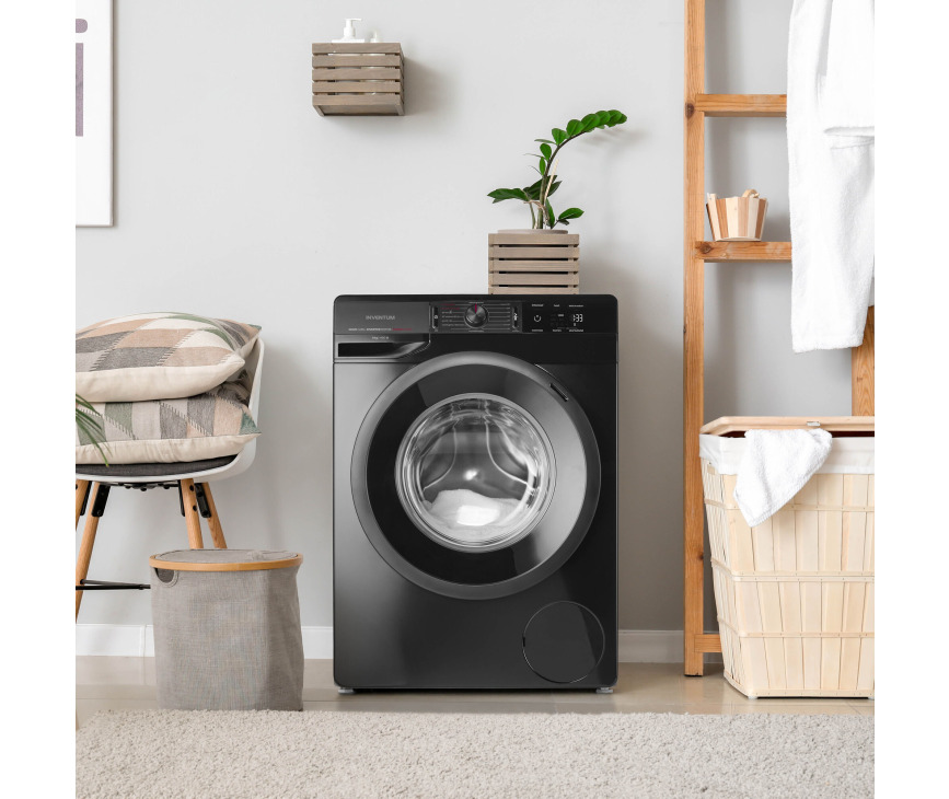 Inventum VWM9001B wasmachine zwart - 9 kg. - 1400 toeren