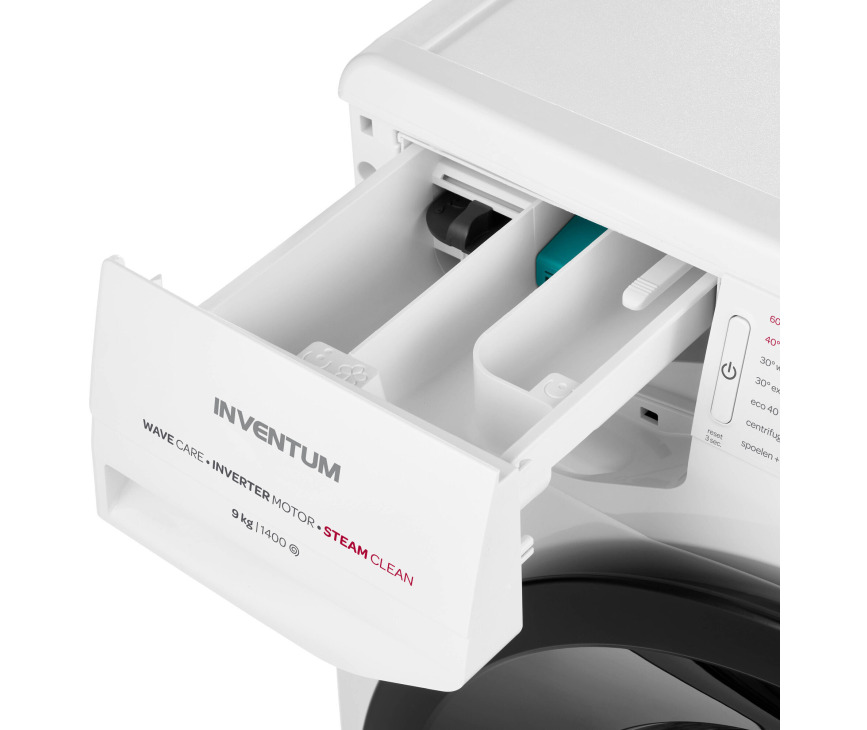 Inventum VWM9001W wasmachine - 1400 toeren - 9 kg.