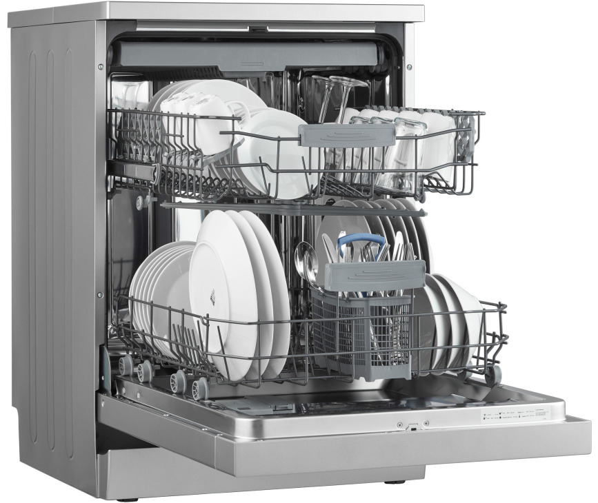 Inventum VVW6035AS vrijstaande vaatwasser - rvs-look