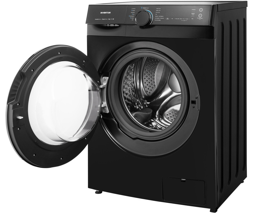 Inventum VWM8010B wasmachine zwart - 1400 toeren en 8 kg. 
