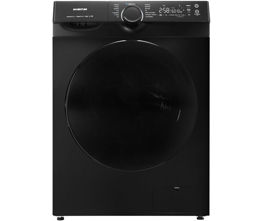 INVENTUM wasmachine zwart VWM8010B