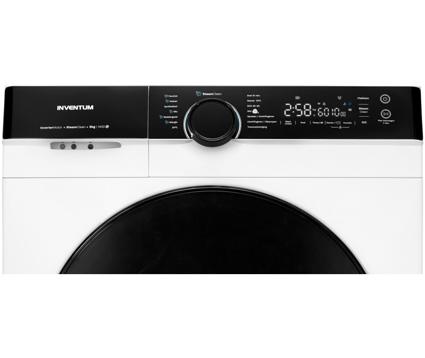 Inventum VWM9010W wasmachine met 1400 toeren en 9 kg. 