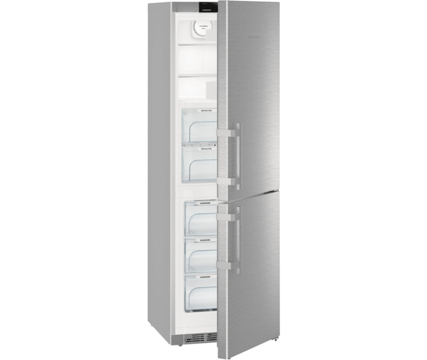 De Liebherr CBef4315 koel/vriescombinatie rvs met BioFresh heeft een koelruimte van 204 liter