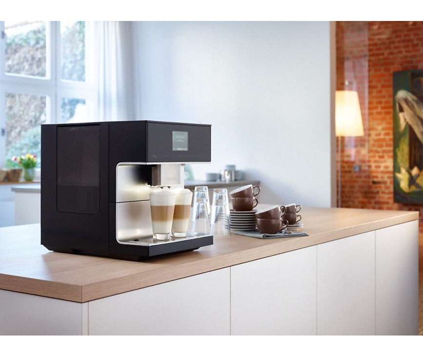 Miele CM 7300 Obsidiaanzwart koffiemachine zwart