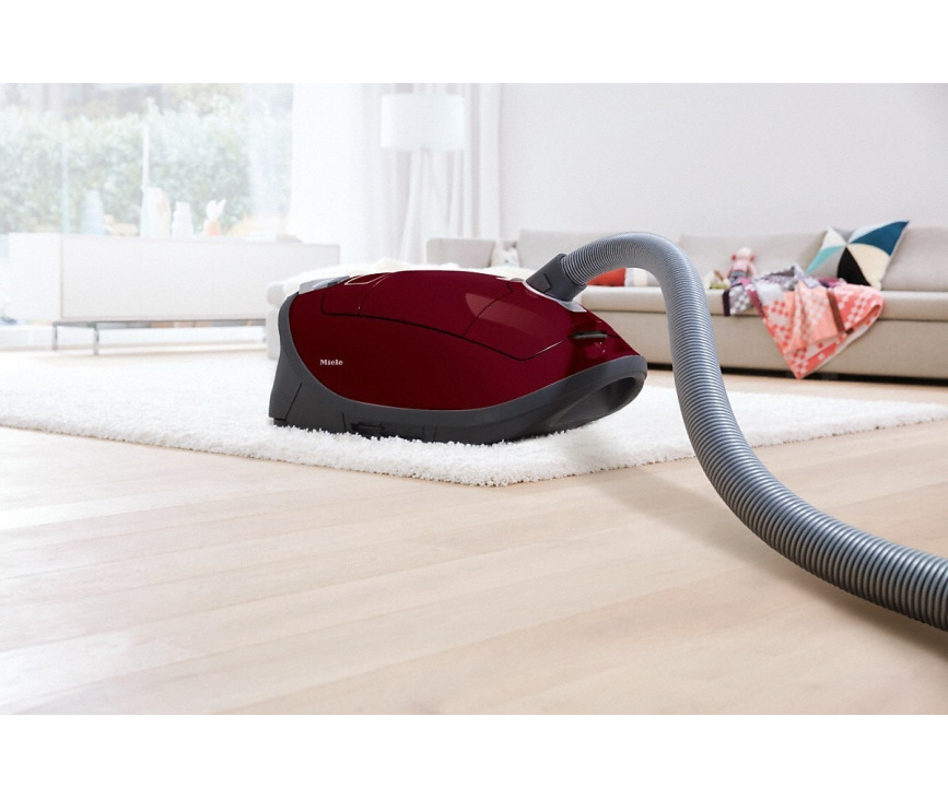 De Miele Complete C3 Performance Parquet EcoLine heeft een hoog vermogen welke elektronisch regelbaar is.