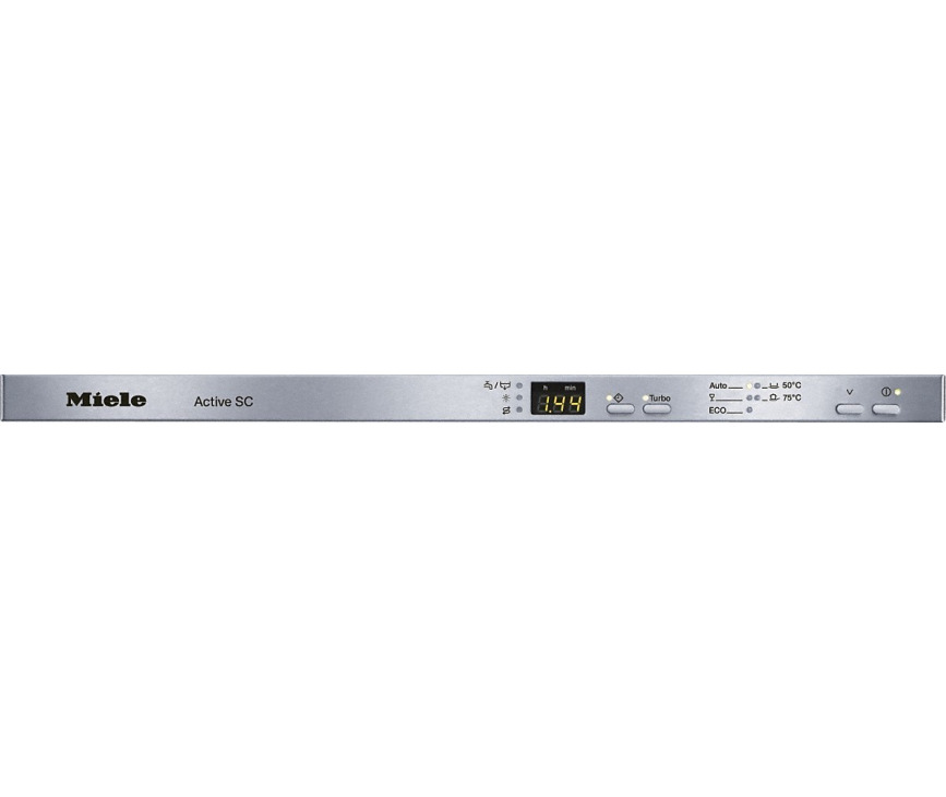 Bedieningspaneel van de Miele G4263 SCVi Active inbouw vaatwasser