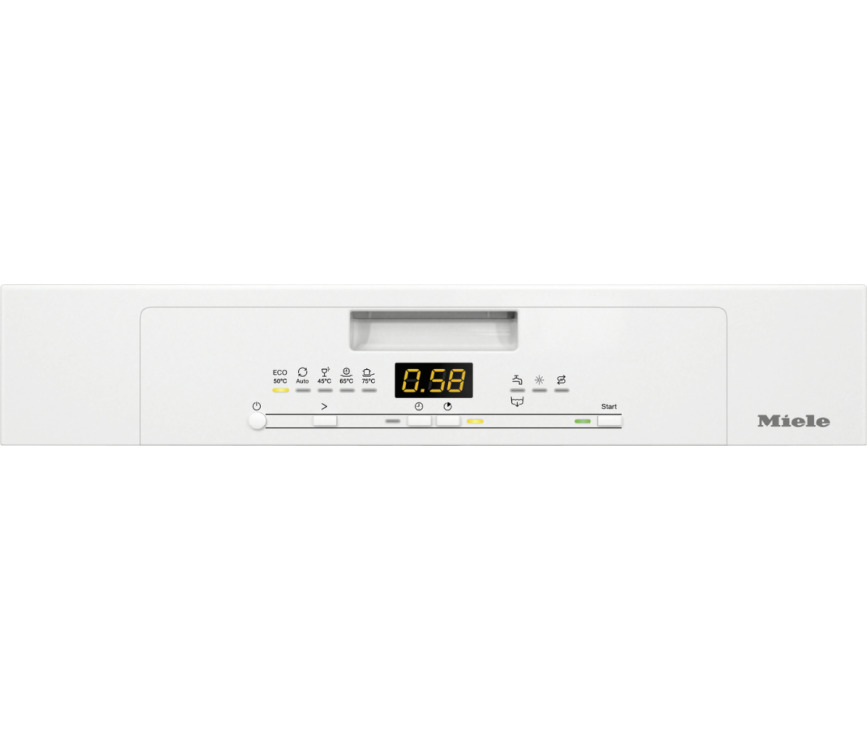 Bedieningspaneel van de MIELE vaatwasser inbouw G5022SCI