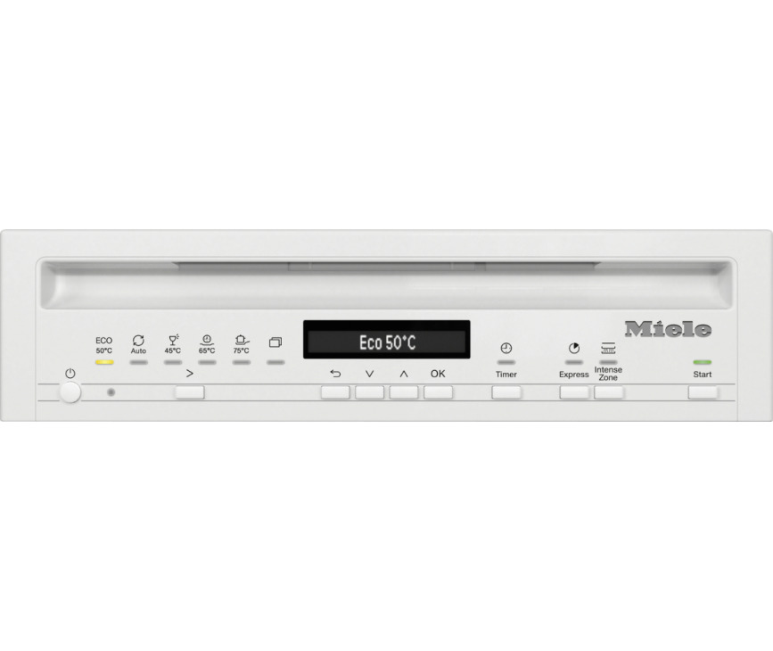 Bedieningspaneel van de MIELE vaatwasser inbouw G5640SCI