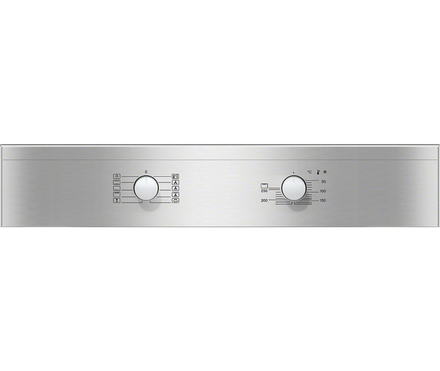 Bedieningspaneel van de Miele H 2160 B oven rvs inbouw
