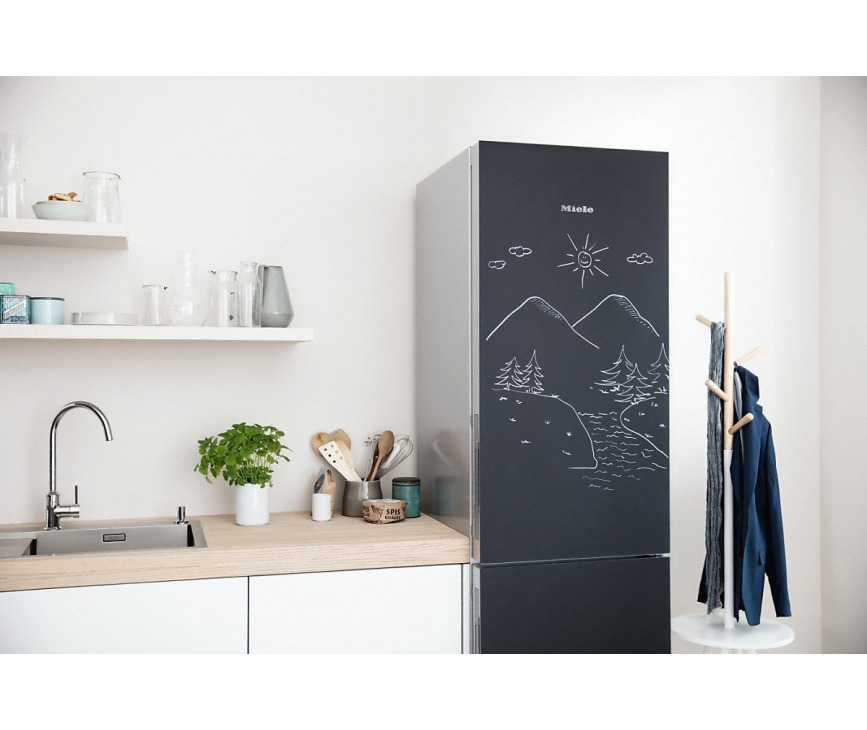 Miele KFN 29283 D BB Edo Look koelkast zwart