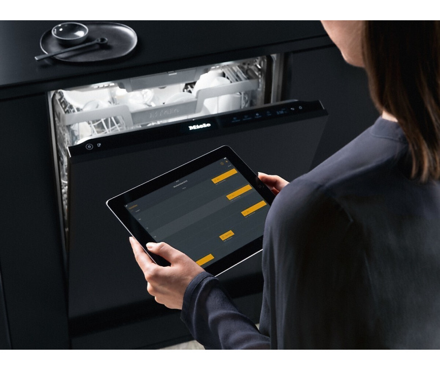 Met de ipad is de Miele G7970 SCVi ook volledig aan te sturen
