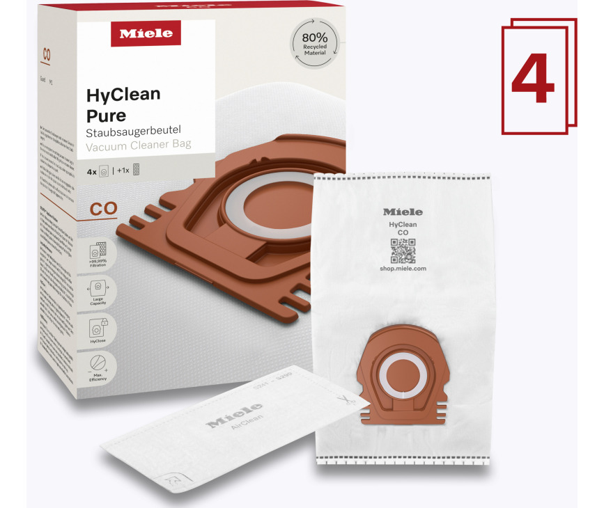 Miele HyClean Pure CO stofzuigerzakken
