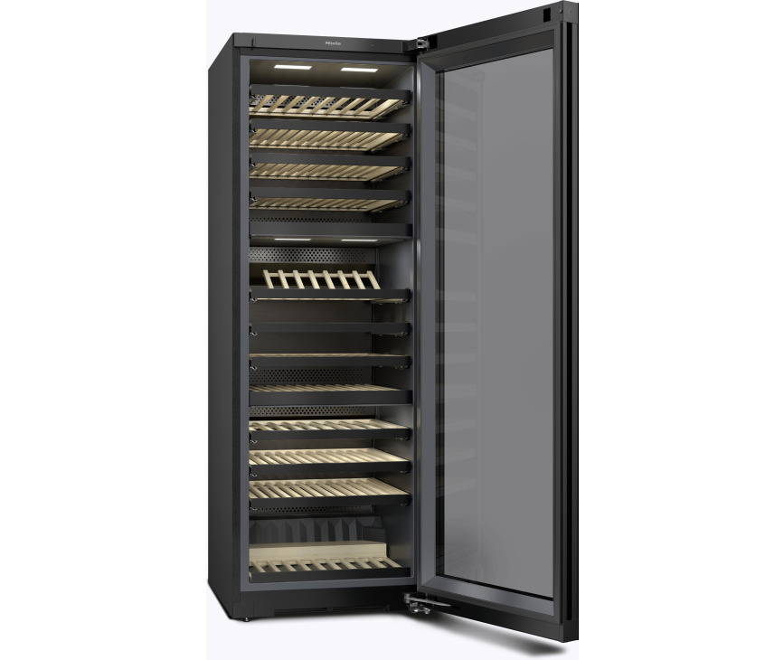 Miele KWT 4995 F obsw wijnkoelkast - zwart glas vensterdeur