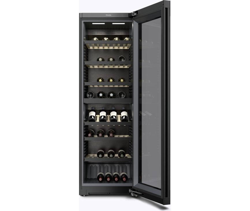 Miele KWT 4995 F obsw wijnkoelkast - zwart glas vensterdeur