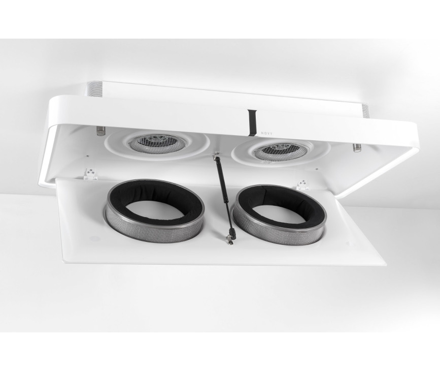 Novy Cloud 230 plafondunit afzuigkap - wit