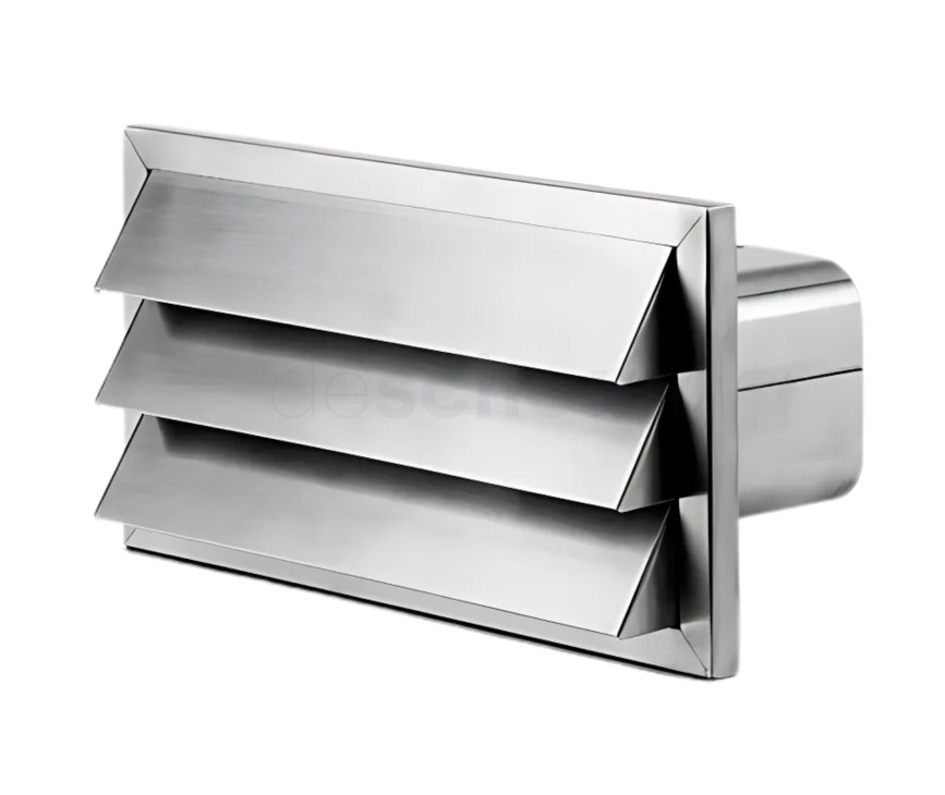 NOVY buitenmuurrooster rvs 906407