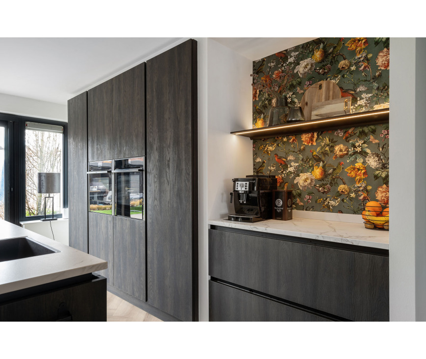 Novy Shelf Mineral Black 95cm keuken verlichting