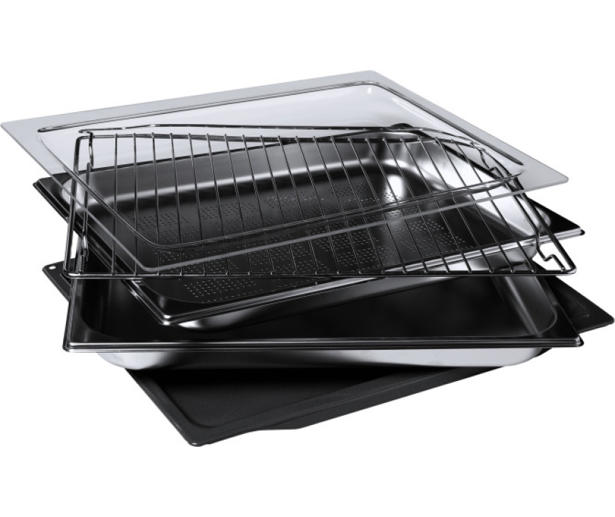 Pelgrim COS834ANT inbouw combi-stoomoven met magnetron - antraciet