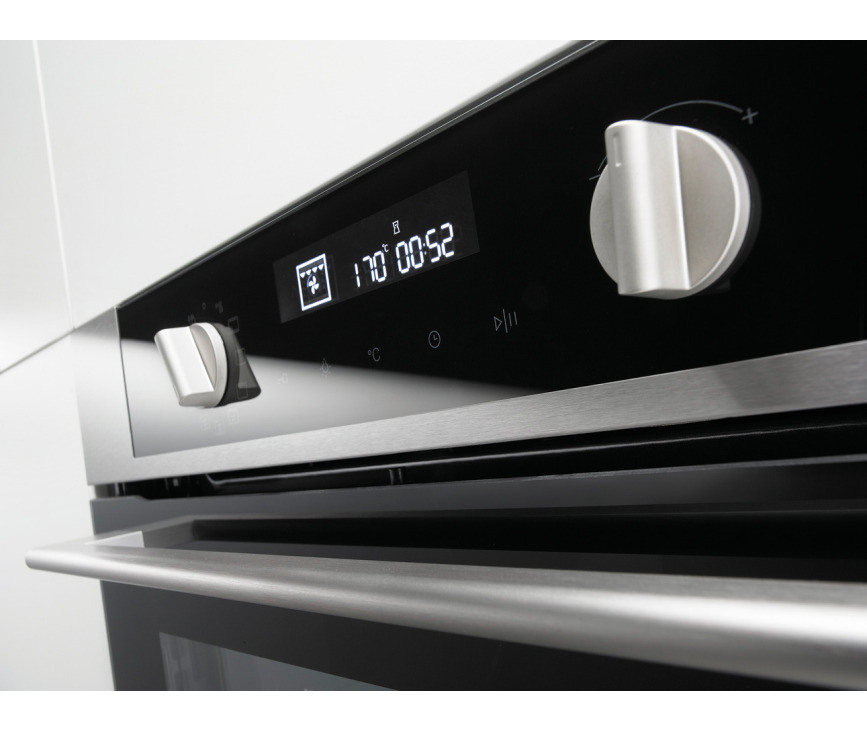 PELGRIM OVS524RVS combi-stoomoven rvs inbouw