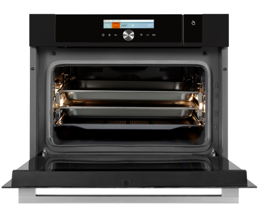 Pelgrim OVS824MAT inbouw mat zwart combi-stoomoven