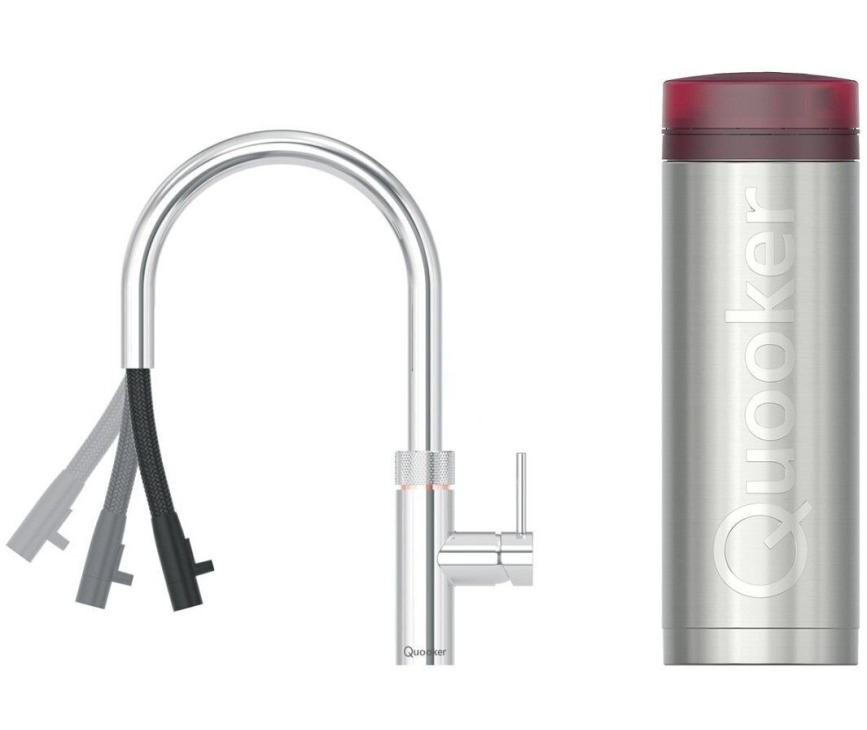 QUOOKER kokend water kraan PRO3 Flex Chroom