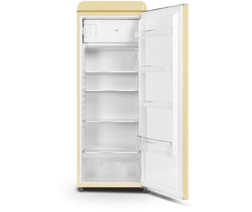  Schneider SCCL222VCR retro jaren 50 koelkast - creme
