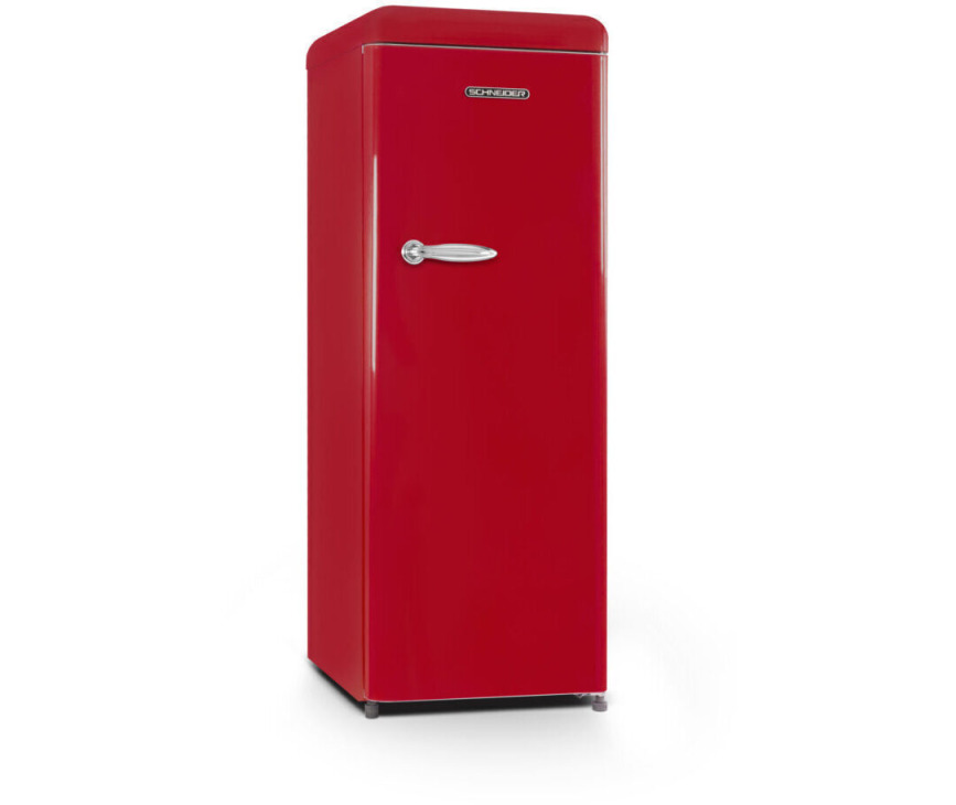 Schneider SCCL222VR retro jaren 50 koelkast - rood