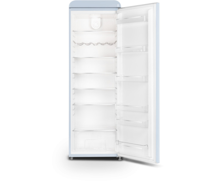 Schneider SCCL329VBL retro jaren 40 koelkast - blauw