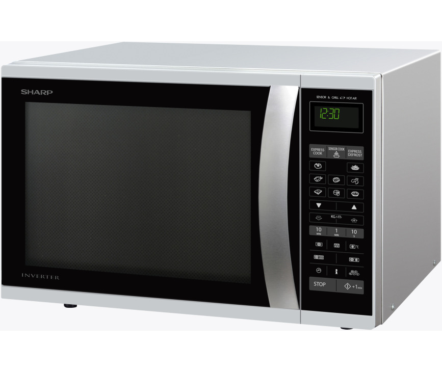 Sharp R971INW combi-magnetron - vrijstaand - rvs