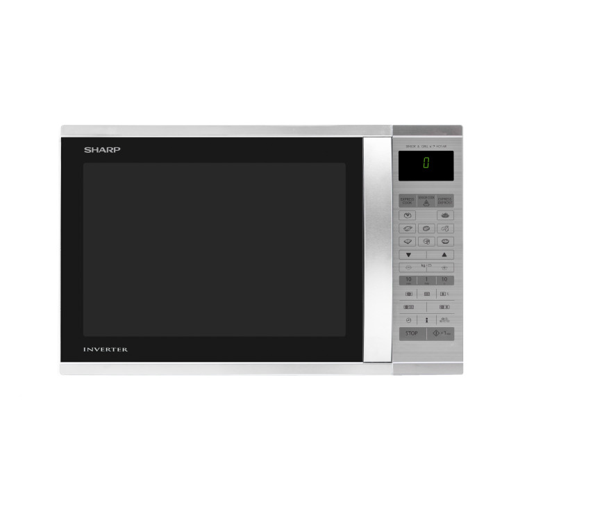 Sharp R971SWT combi-magnetron - vrijstaand - rvs