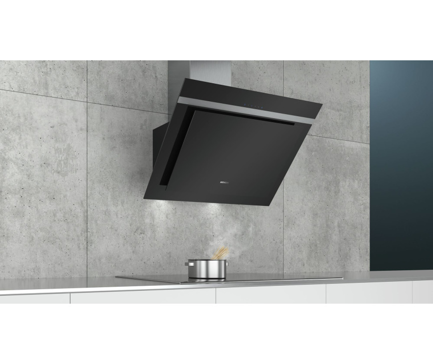SIEMENS afzuigkap wand zwart LC87KHM60