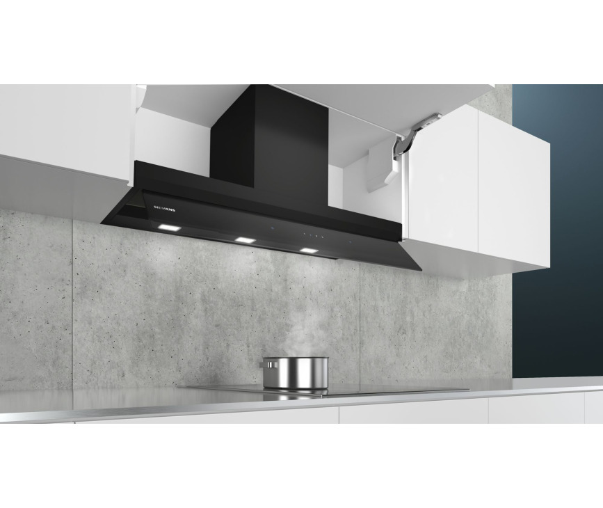 Siemens LJ97BAM60 inbouw afzuigkap - zwart - 90 cm breed