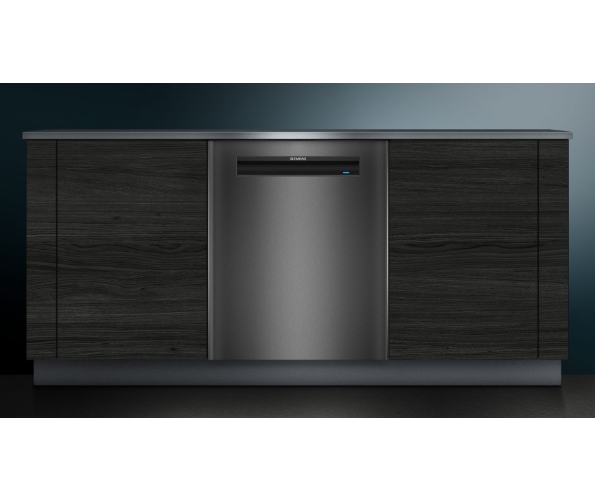 Siemens SN15ZC80CS onderbouw vaatwasser - blacksteel