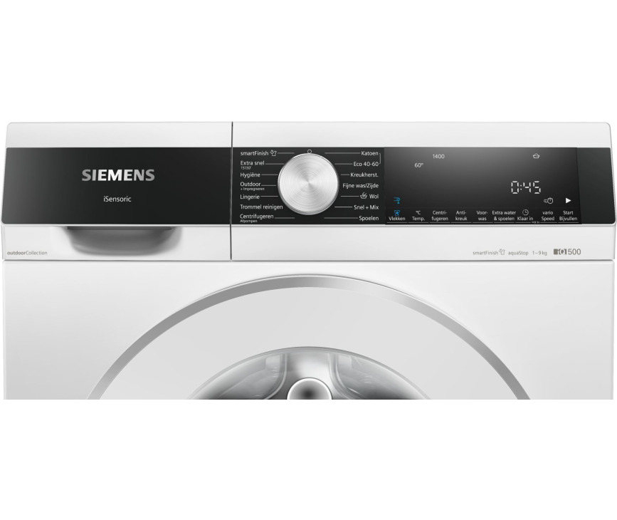 Siemens WG44G2Z9NL wasmachine met Anti-Vlekken en 1400 toeren