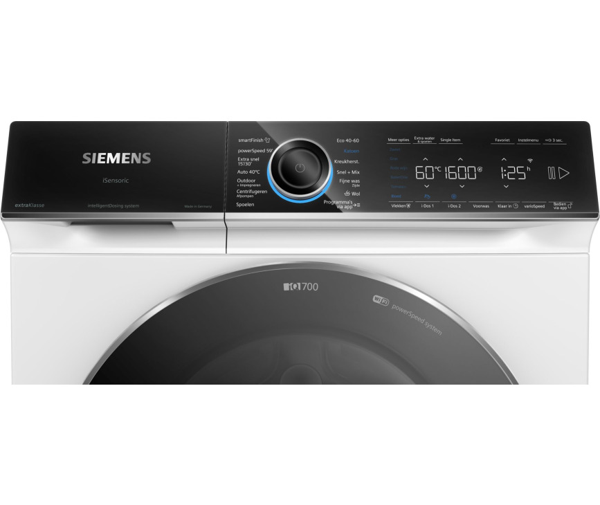 Siemens WG56B2A9NL wasmachine met intelligentDosing en antiVlekken 