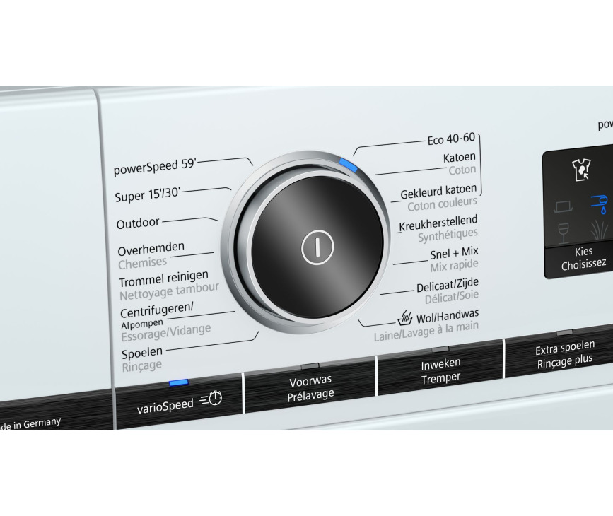 Siemens WM16XMM0FG wasmachine met antiVlekken en speedpack XL