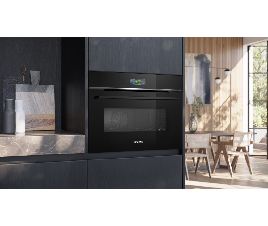 Siemens CM724G1B2S inbouw oven met magnetron - zwart