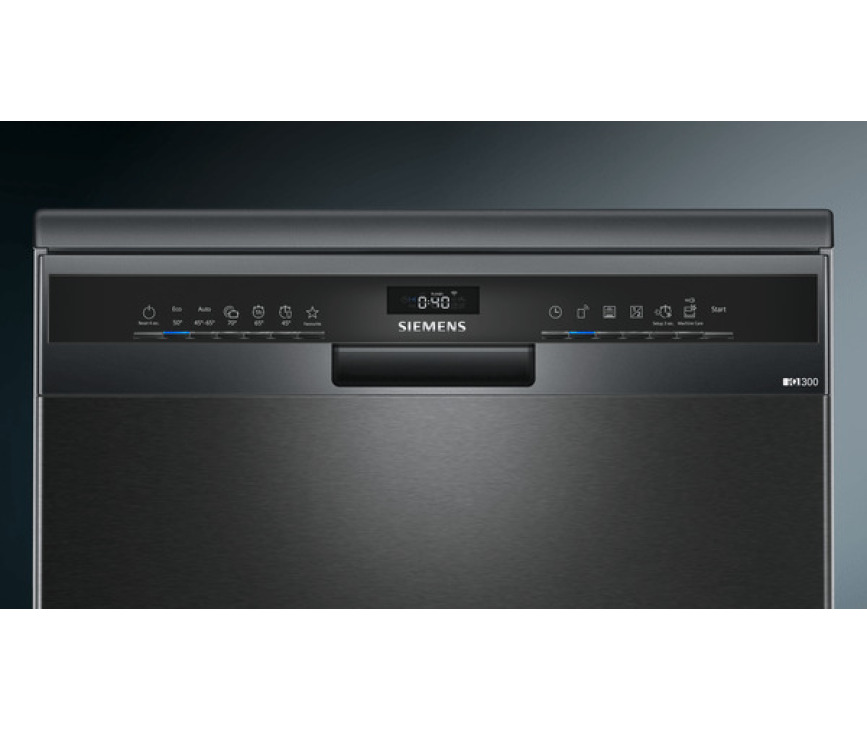 Siemens SN23EC14CE vrijstaande vaatwasser - blacksteel
