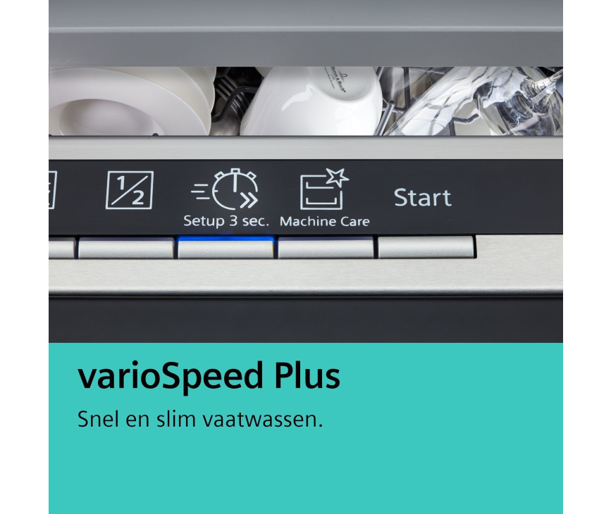 Siemens SN23EI00ME vrijstaande vaatwasser - rvs-look