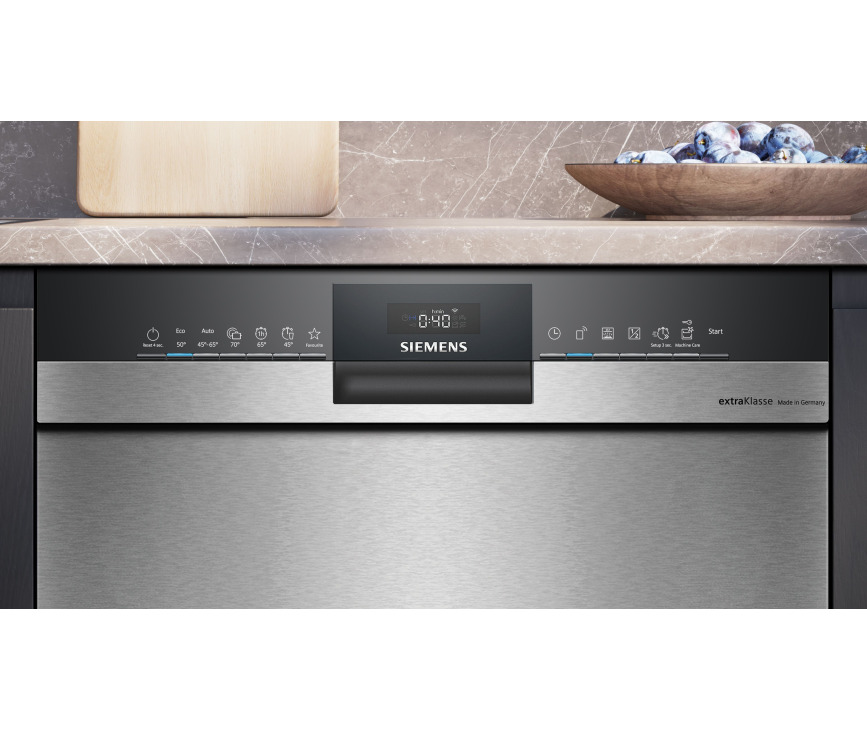 Siemens SN43ES20BE onderbouw vaatwasser - rvs front