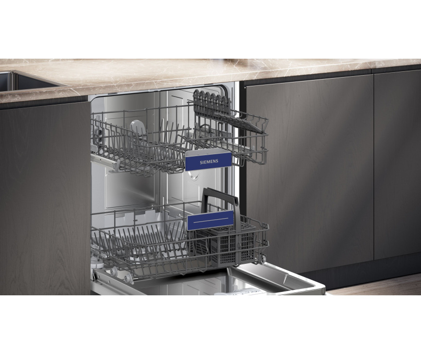 Siemens SN53HS36TE half geintegreerde inbouw vaatwasser - rvs bedieningspaneel