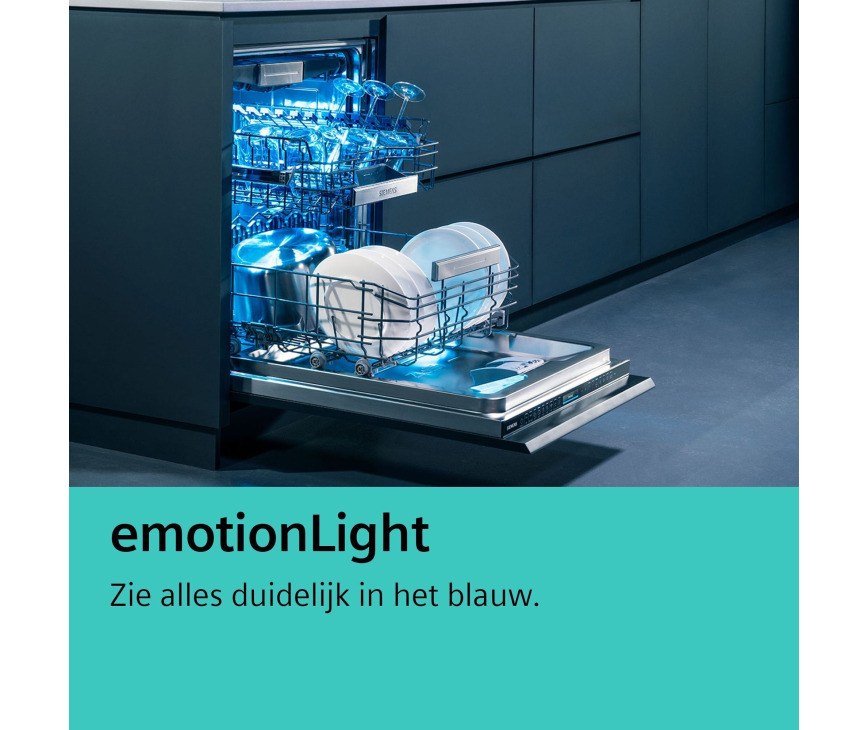 Siemens SN87ZX06CE inbouw vaatwasser met besteklade en Home Connect - 40 dB