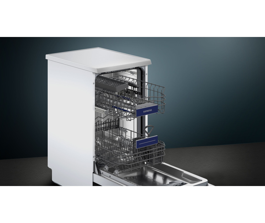 Siemens SR25YW04ME smalle vrijstaande vaatwasser - 45 cm breed