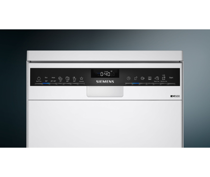 Siemens SR25YW04ME smalle vrijstaande vaatwasser - 45 cm breed