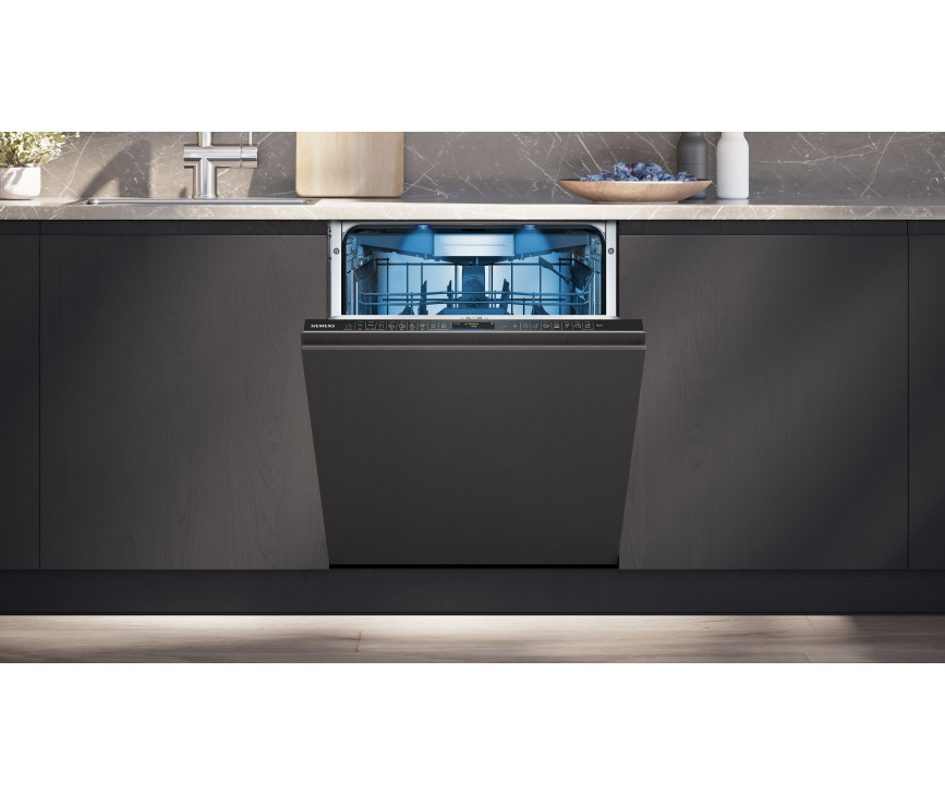 Siemens SX87ZX06CE verhoogde inbouw vaatwasser met Zeolith