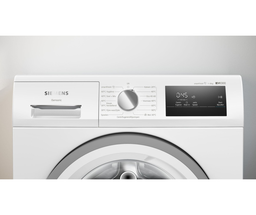 Siemens WM14N098NL vrijstaand wasmachine - Wit